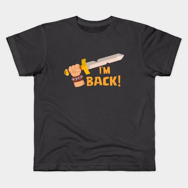 I'm Back Kids T-Shirt by Marshallpro